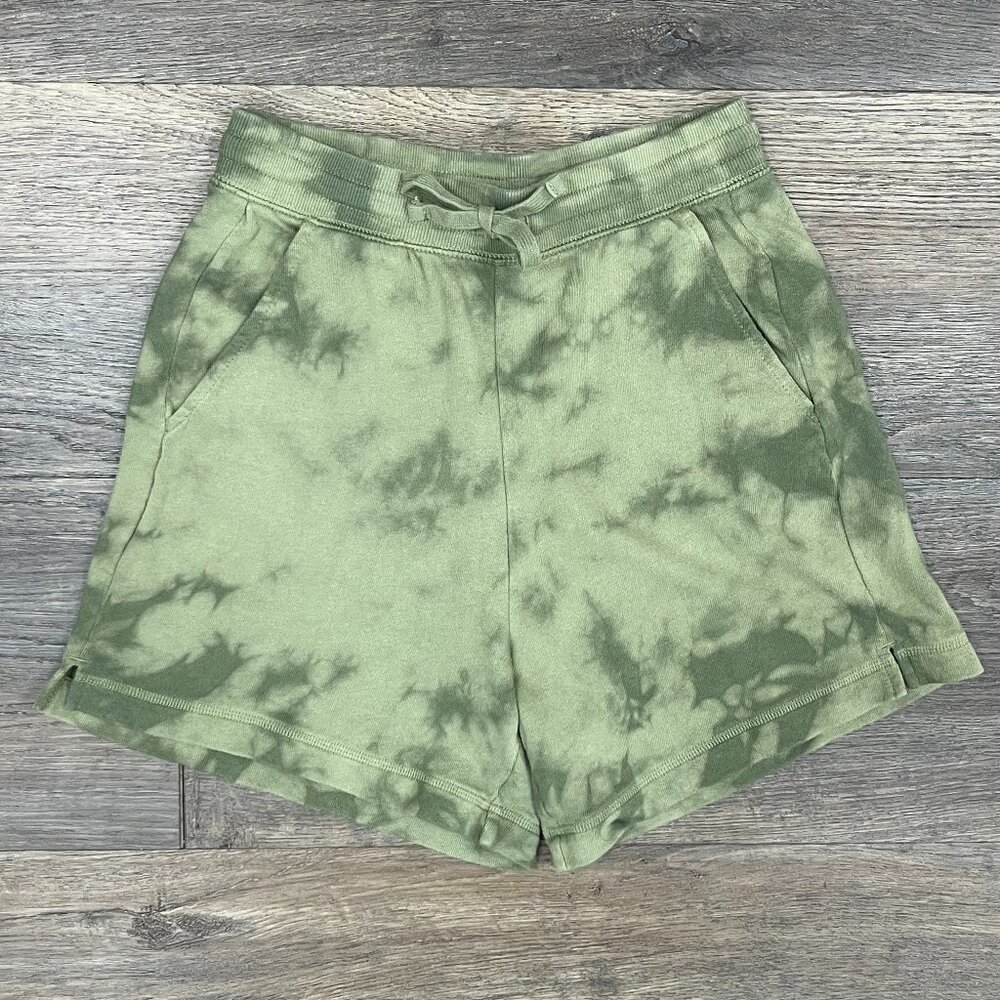 Old Navy Green Tie Dye Lounge Shorts